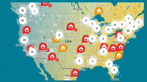 Eine Übersicht aller Waldorfschulen in den USA. (Foto: www.steinerwaldorf.world)