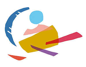 Bunte Formen auf weissem Hintergrund. Foto: Goetheanum Bunte Formen auf weissem Hintergrund. Foto: Goetheanum