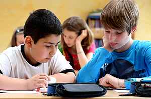 Pupils learning
