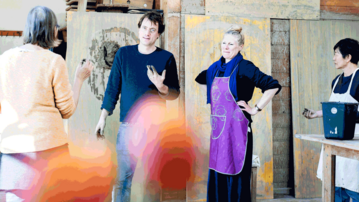 Kreativ sein (Foto: Goetheanum/ Xue Li) 