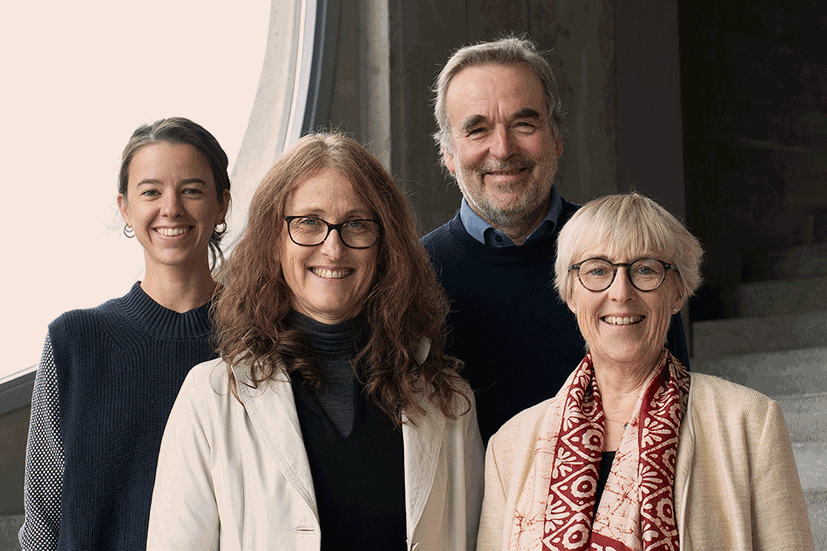 De izquierda a derecha: Jacinta Gorchs, Constanza Kaliks, Philipp Reubke y Dorothee Prange (Foto: Goetheanum/ Xue Li)