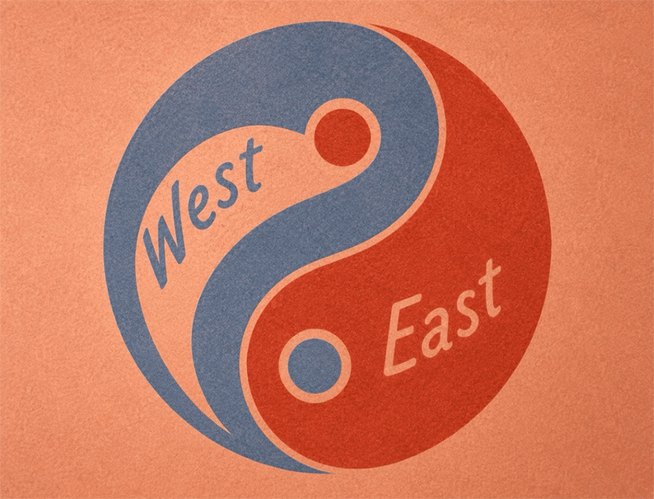 Abbildung 2. Eine Neuinterpretation des Ost-West-Bildes in Form des Taiji. Abbildung 2. Eine Neuinterpretation des Ost-West-Bildes in Form des Taiji.
